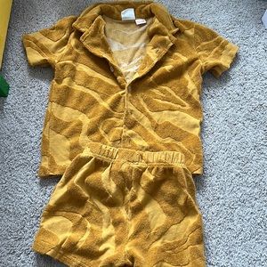 zara toddler boy two piece set. size 2-3